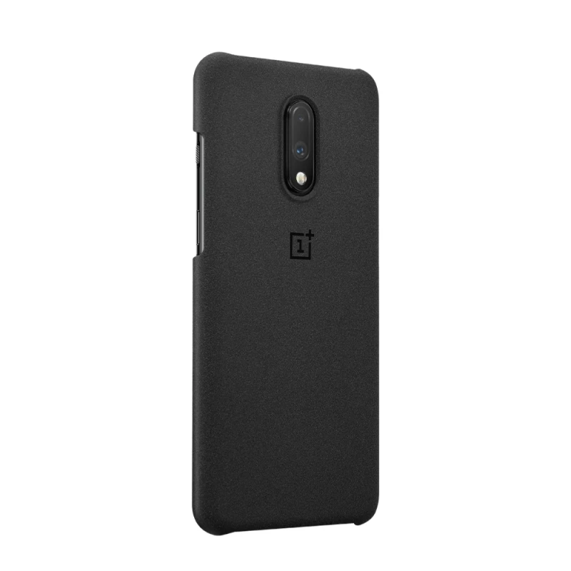 Официальный для OnePlus 7 защитный чехол песчаник + ПК Жесткий полуобернутый задняя