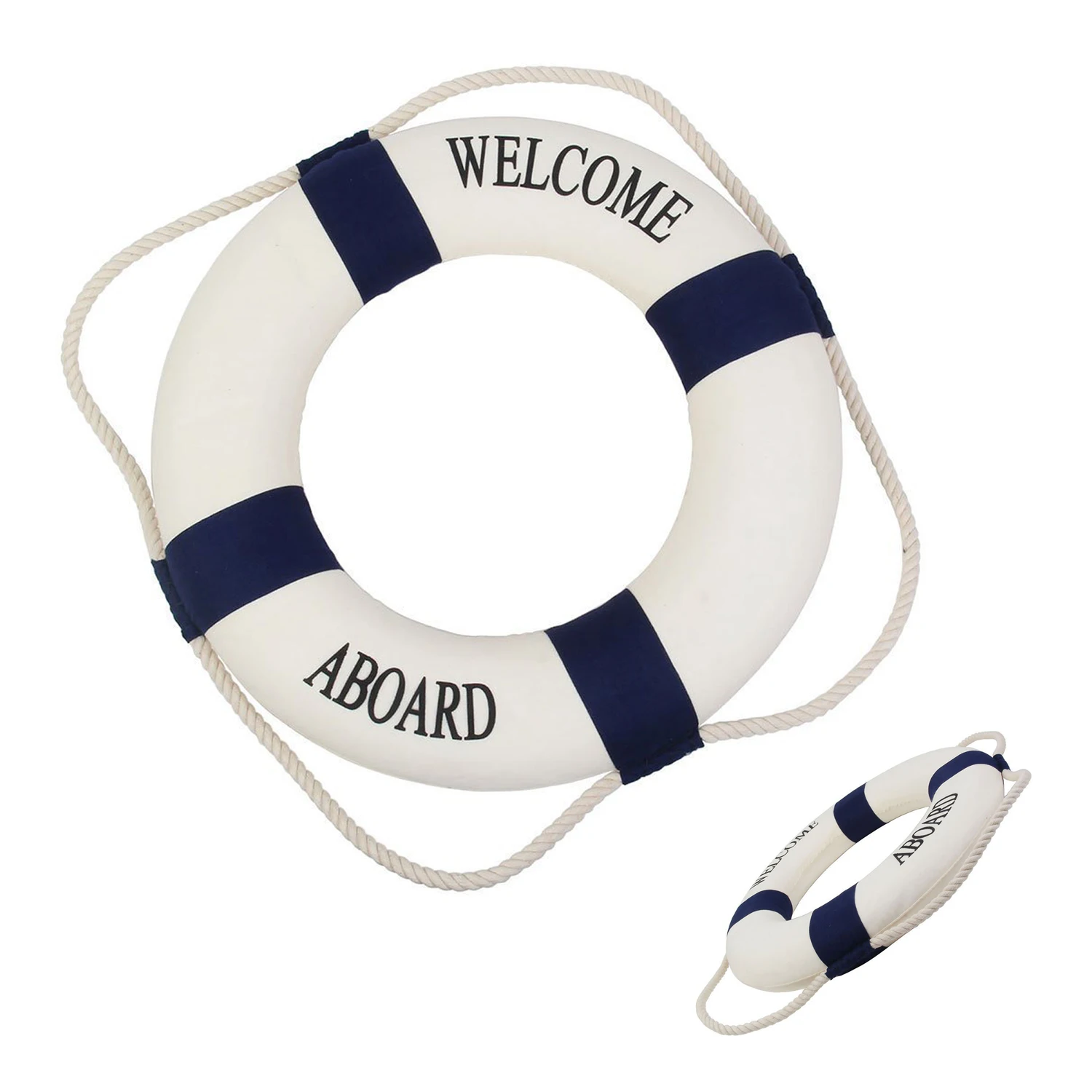 

Декоративное приемное кольцо для морского спасательного круга, настенное украшение для дома (синий, 45 см)