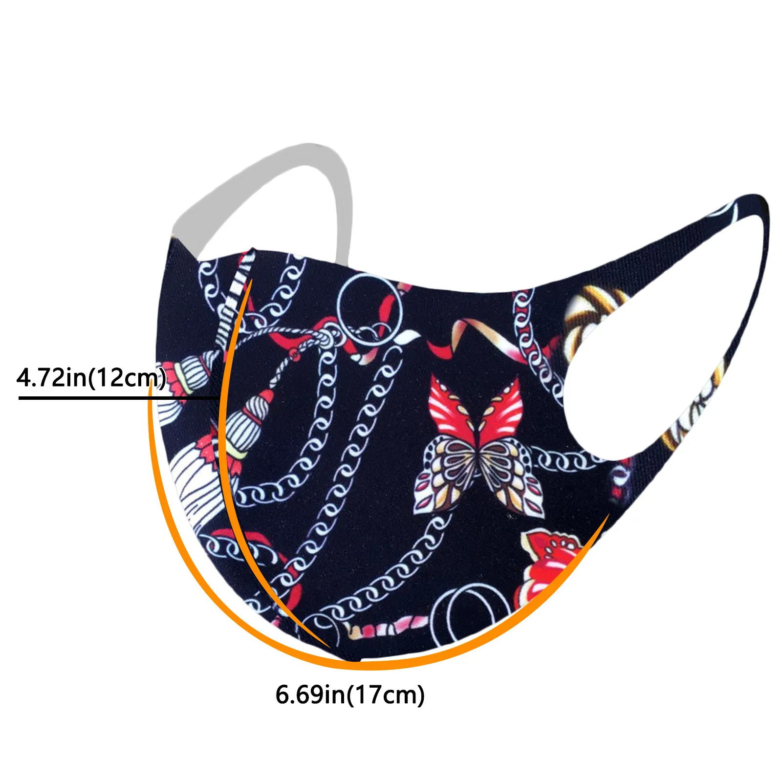 Черная маска для взрослых унисекс хлопковая лица аниме езды на велосипеде лагеря