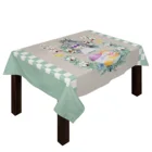 Пасхальные клетчатые яйца кролика скатерть для отеля стол для пикника прямоугольные скатерти для стола домашний обеденный чайный столик украшение