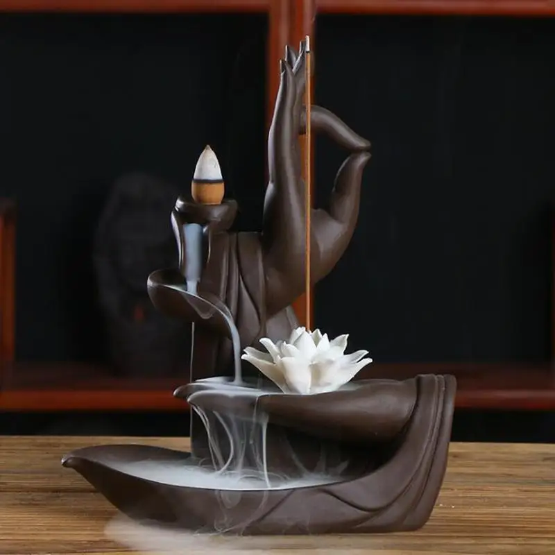 Подставка для благовоний «Водопад» Zen Incensario Flor De Lotus, подставка для благовоний, декор дзен для дома