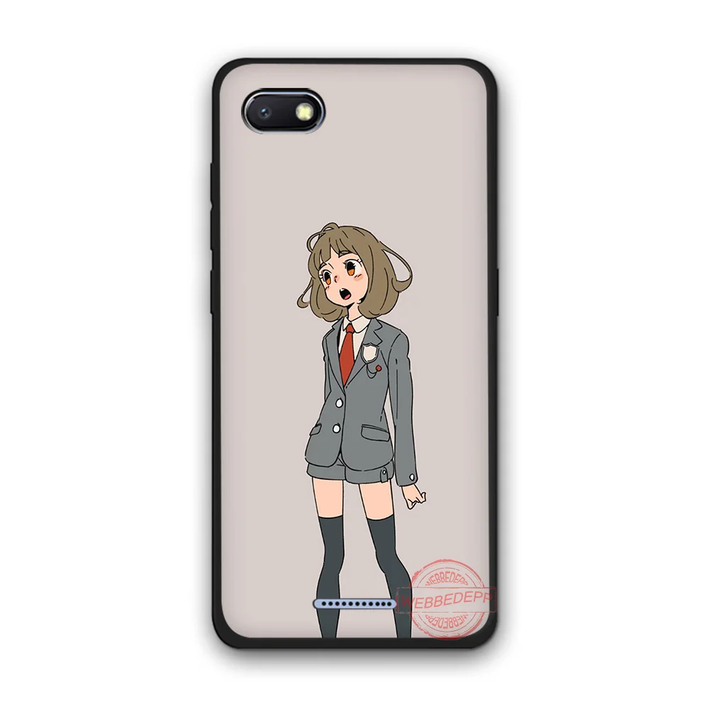 WEBBEDEPP Cute Girl Cartoon Fashion Soft Silicone Phone Case for Redmi Note 6Pro 7Pro 4A 4X 5 5A 6A 8A 7 S2 note 8 |