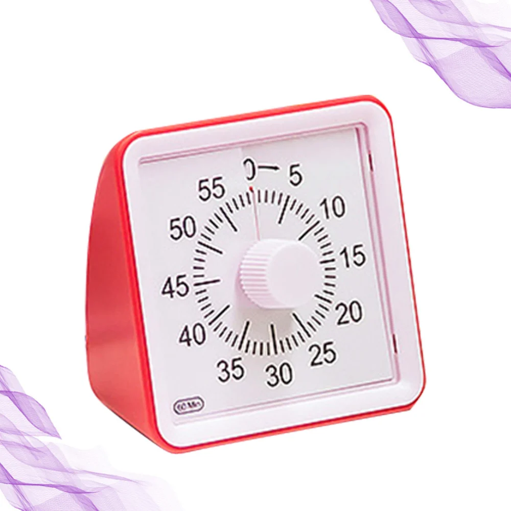 

Kitchen Reminding Timer Mechanical Timer Baking Time Manager Accessories for Home Hotel Restaurant (Red)