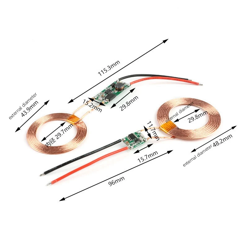 

XKT001-01 Wireless Power Supply Module 5V 2.6A High Power Transmission Output 5V2A Wireless Charging