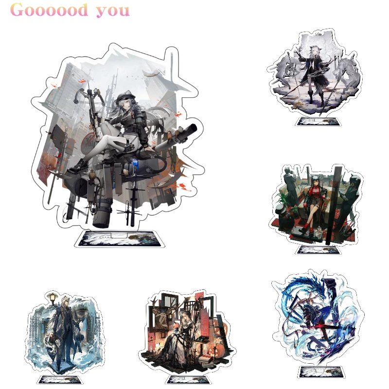

Anime Figure Arknights Acrylic Cute Stand Model Plate Desk Decor Standing Sign Keychain Accessories Friends Gift Wholesale 15cm