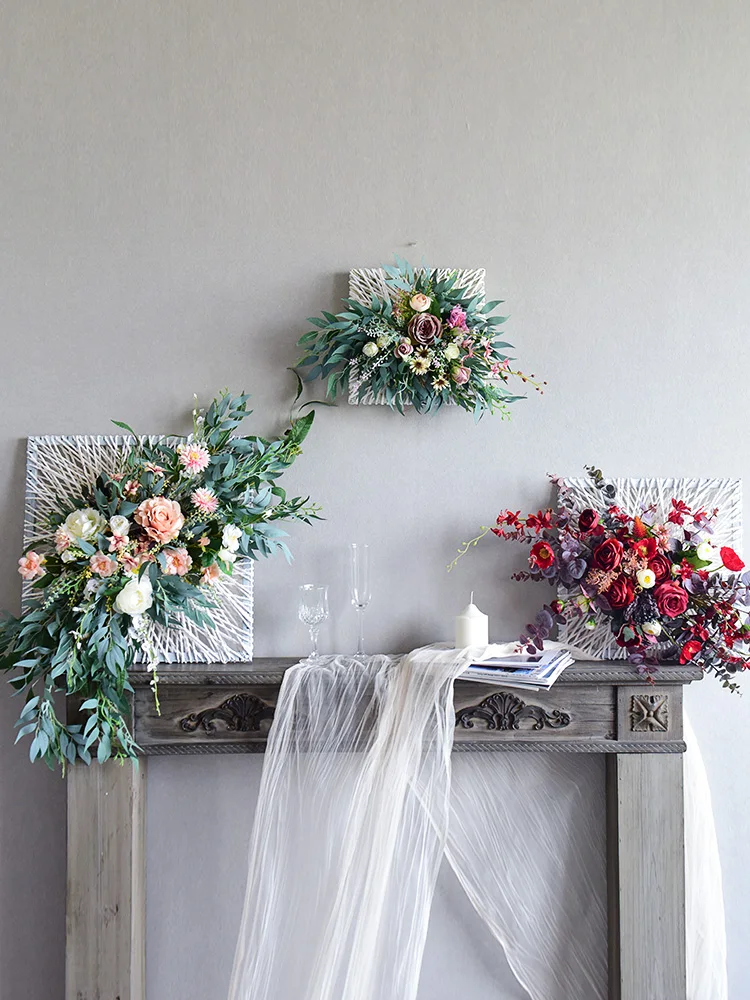 Декор для дома искусственная Роза фоторамка имитация цветов украшение настенная