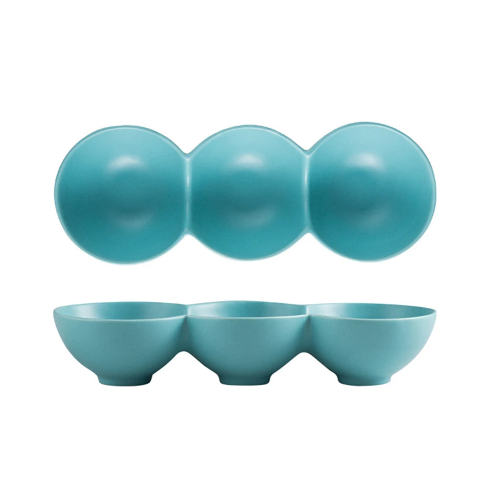 Круглая керамическая миска контейнер для хранения фруктовых блюд мини посуда