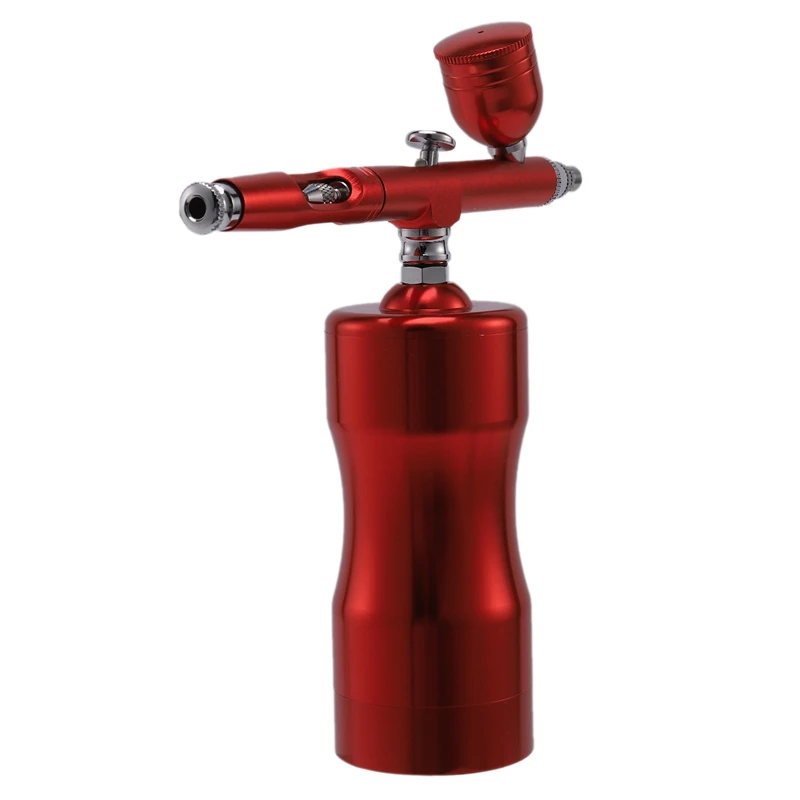 barato Conjunto Handheld Recarregável Do Aerógrafo Do Compressor De Ar Do Jogo Do Aerógrafo Do Automóvel Mini Com Bocais De 0.4mm, Aerógrafo Sem Corda Portátil Com Baixo