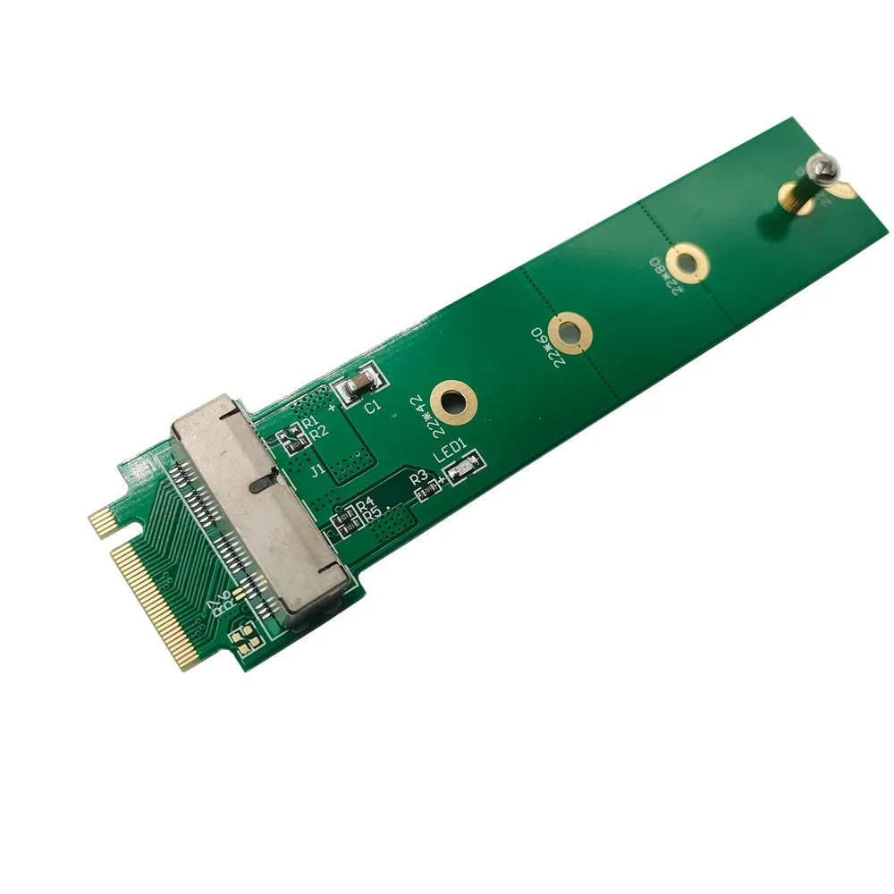Для MacBook Air Pro 12 + 16 контактов SSD на M.2 Key M (NGFF) PCI-e адаптер преобразователь карты для