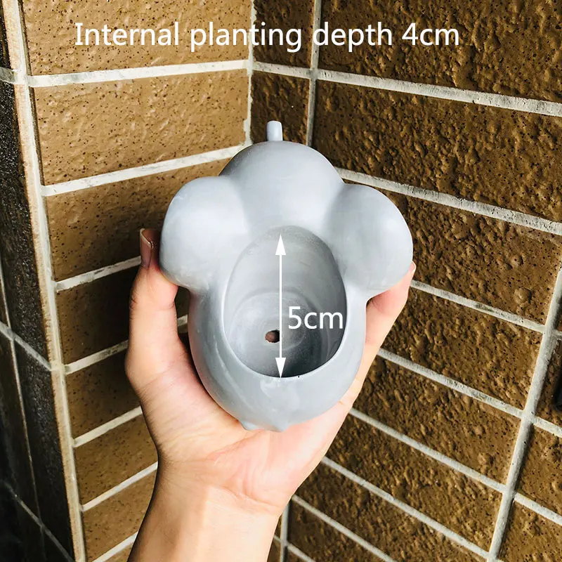 Симпатичный в форме слона форма для цветочного горшка силиконовая цемента