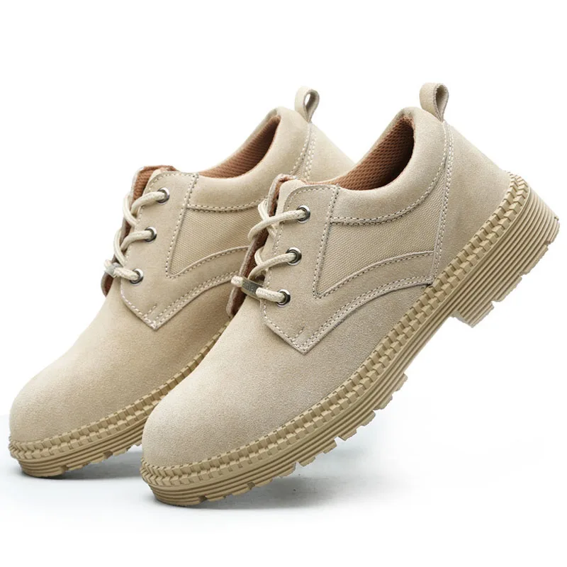 Защитные ботинки ботильоны мужские безопасные рабочие неразрывная обувь со