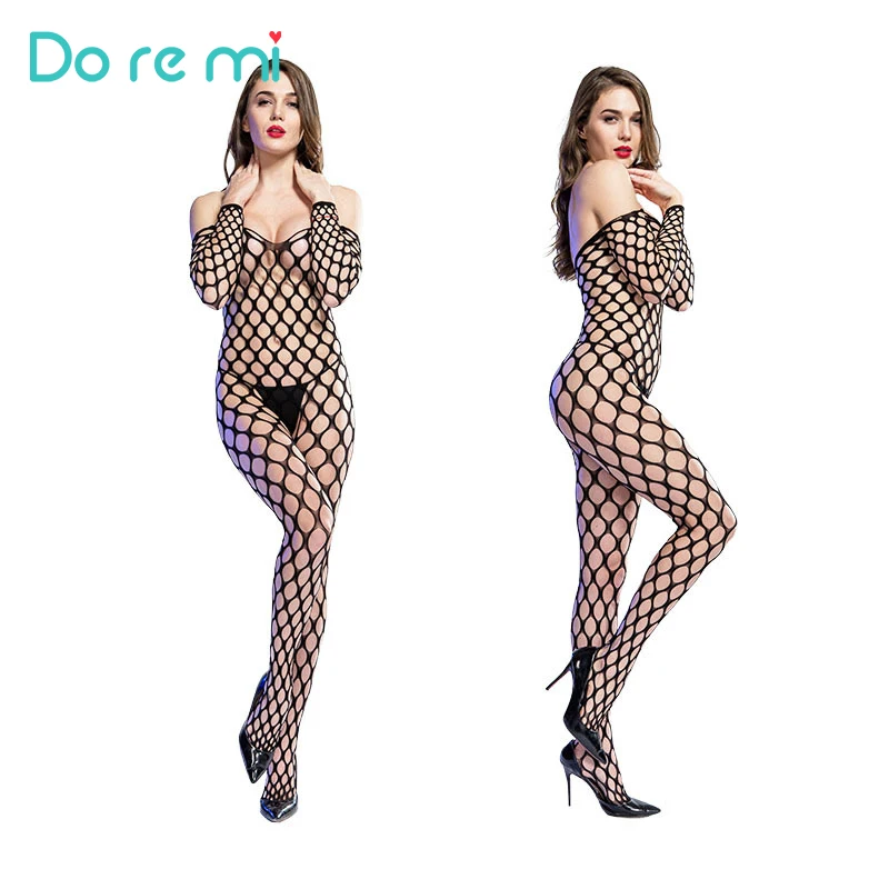 Сексуальное нижнее белье Дамская пижама мини платье из сеточки топ без пятки