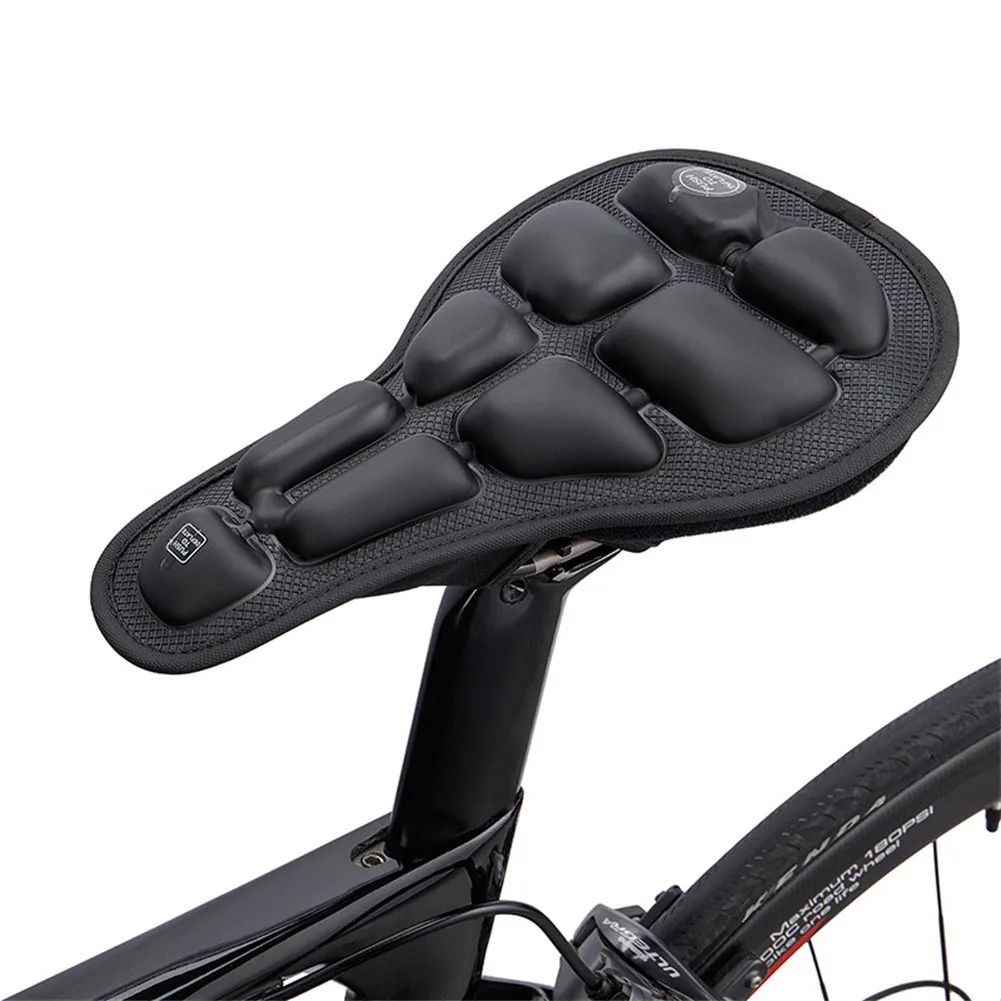 

1pc Bike Seat Cover Bicycle Sponge Inflatable Saddle Extra Comfort Soft Cushion 285*180mm Cycling Bicycle Parts Accessories