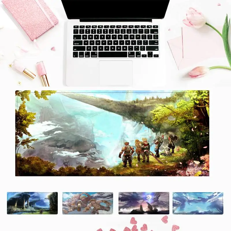 

Soft Xenoblade Chronicles Mouse Pad Gamer Keyboard Maus Pad Desk Mouse Mat Game Accessories For Overwatch