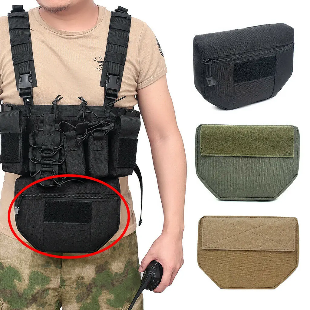 Tactical Armor Carrier Drop Molle Pouch AVS JPC CPC Vest Pouches Airsoft Militray Army Hunting Accessories Utility EDC Waist Bag army tactical carrier armor chest rig vest harness rifle pistol magazine pouch crx hunting equipment accessories 5 56