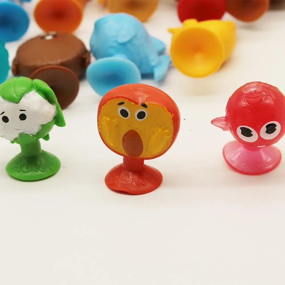 Мини Ультразвуковой овощей Stikeez присоски игрушки для малышей может занять от 10 до