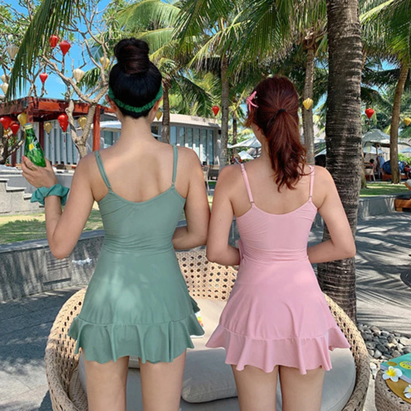 Женский слитный купальник с глубоким v-образным вырезом сексуальный бантиком и