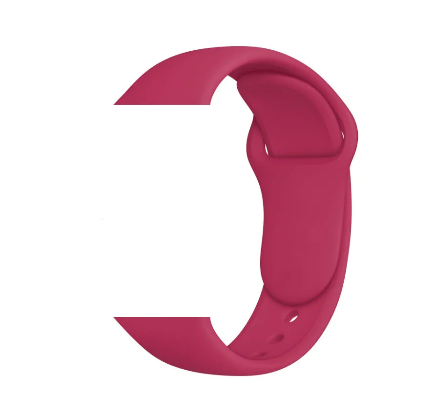 Силиконовый спортивный ремешок для iWatch 5, 40 мм, 44 мм, цветной мягкий браслет, ремешок для Apple Watch, 42 мм, 38 мм, 1, 2, 3, 4, аксессуары