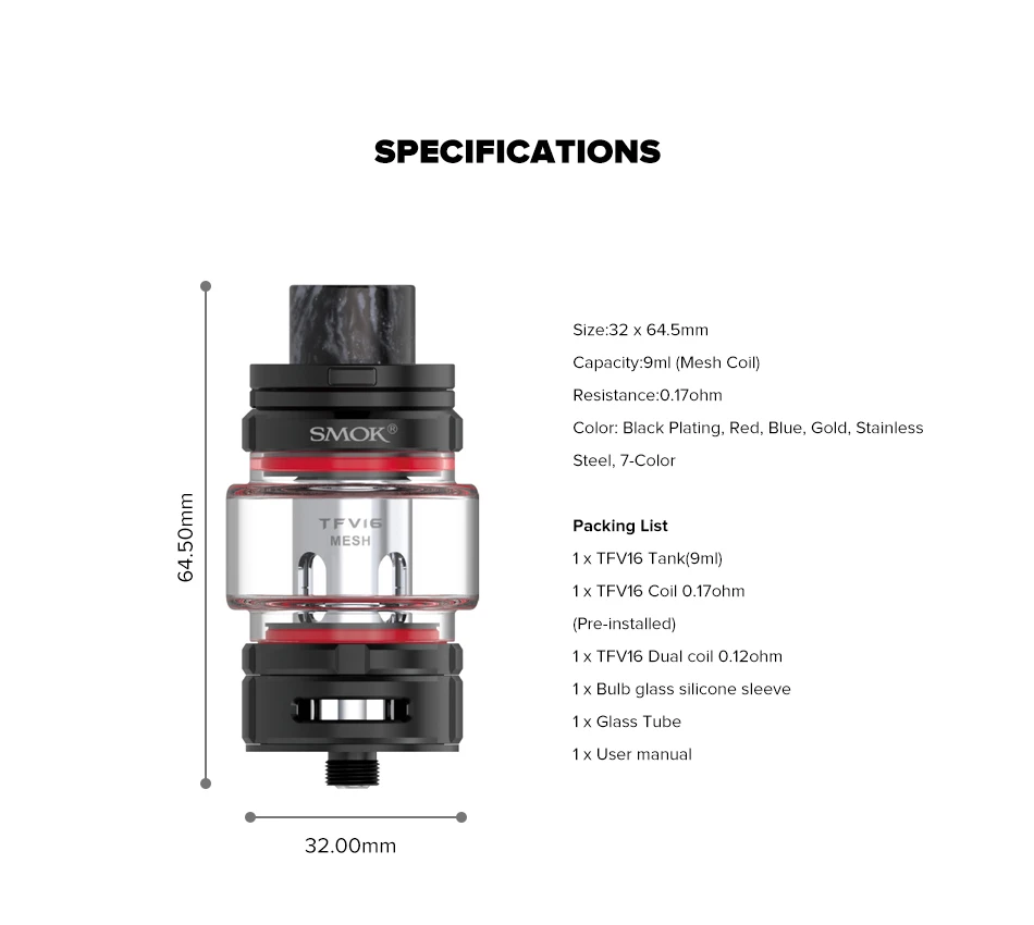 SMOK Morph 219 мод 219 Вт TC бокс мод 0,001 s Скорость Стрельбы большой экран SMOK мод подходит 9 мл SMOK TFV16 танк
