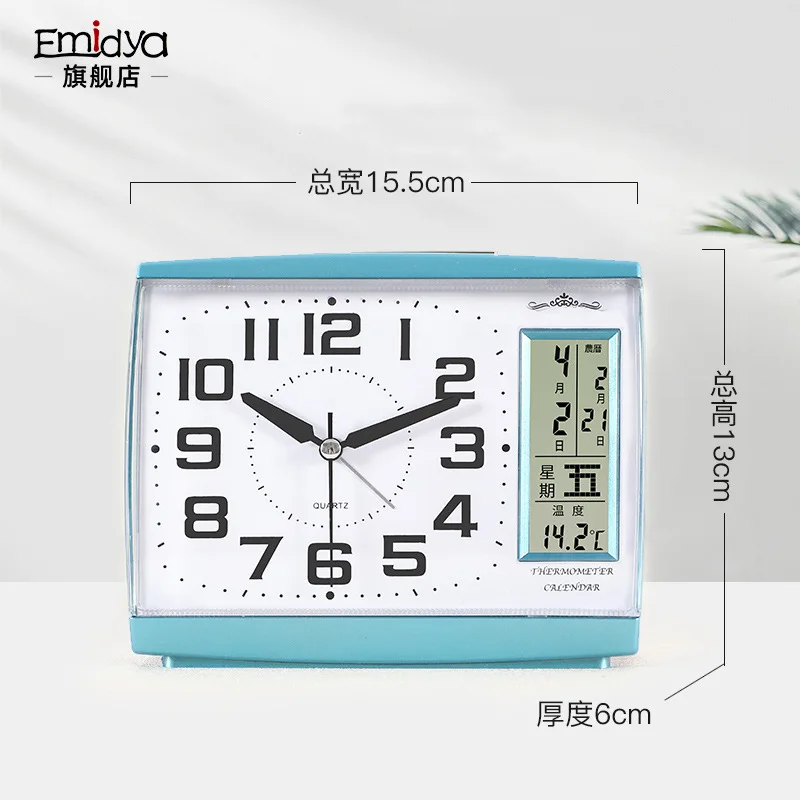 

2021 Disney Creative Wall Clock Electronic Smart Luminous Timer Wake Up Children's Desktop Alarm Clock Bedroom Decoration