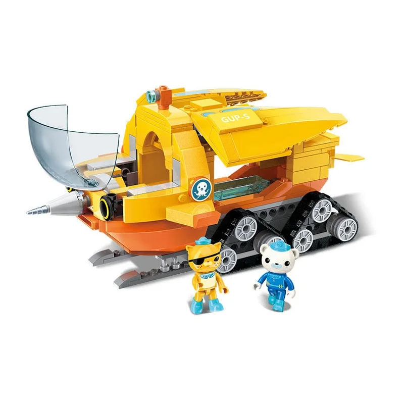 The Octonauts Serise Narwhal Boat Bricks Building Blocks Toys for Children Kids Boys Gifts Cartoons Animation Model 275Pcs | Игрушки и