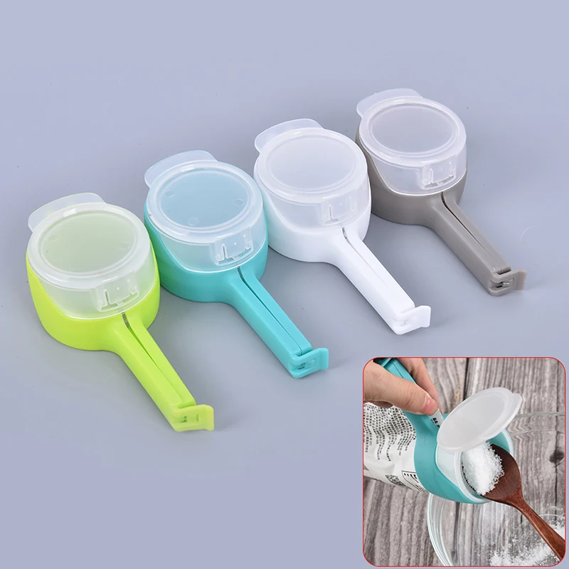 

Seal Pour Food Storage Bag Clip Snack Sealing Clip Keeping Fresh Sealer Clamp Plastic Helper Food Saver Travel Kitchen Tool 1PCS