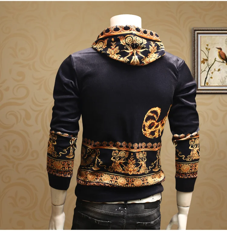 

Leopard tiger crown royal print harajuku retro vintage sweatshirts hoodies men designer brand clothing