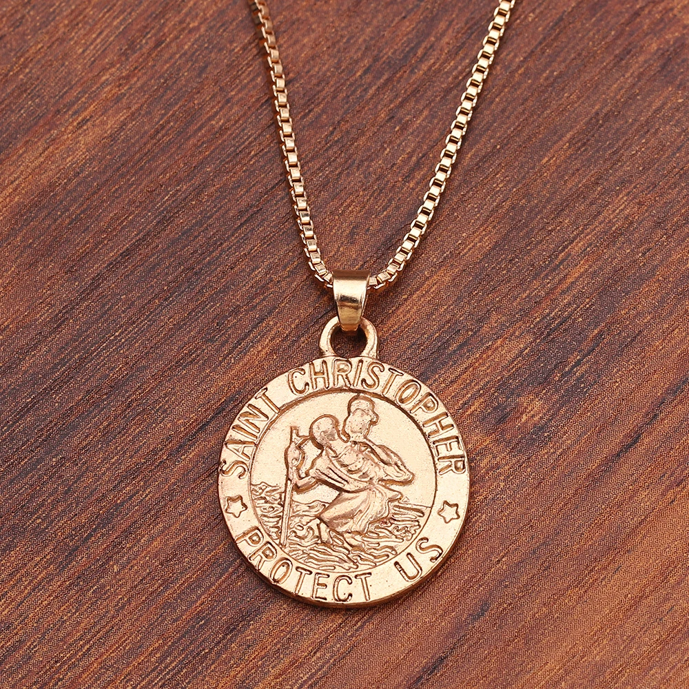 Ожерелье женское с цепочкой изображением Иисуса Христа ожерелье Святой