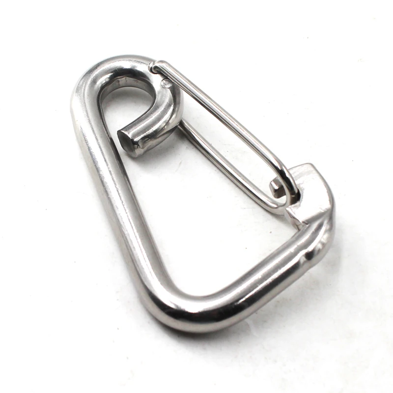 304 Stainless Steel M4 M5 M6 Multifunctional Spring Snap Carabiner Quick Link Lock Ring Hook Marine Grade Climbing Key | Обустройство
