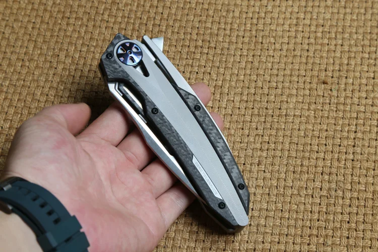 DICORIA ZT0999 тактический складной нож KVT подшипник M390 лезвие CF+ титановая ручка походные охотничьи уличные ножи для выживания EDC инструмент