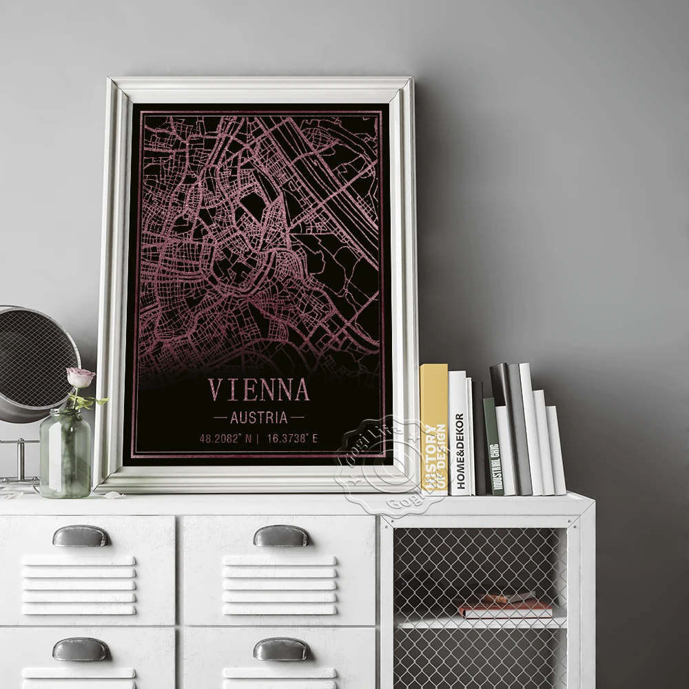 Постер с изображением туристического города настенные художественные принты в