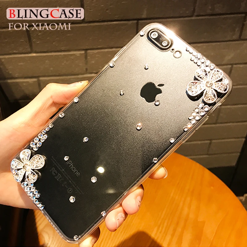 Чехол со стразами для Xiaomi Redmi Note 6 7 8 8T 7A 8A 5A 6A S2 Y2 4 5 Plus Pro K30 K20 4A 4X Pocophone F1|Бамперы| |