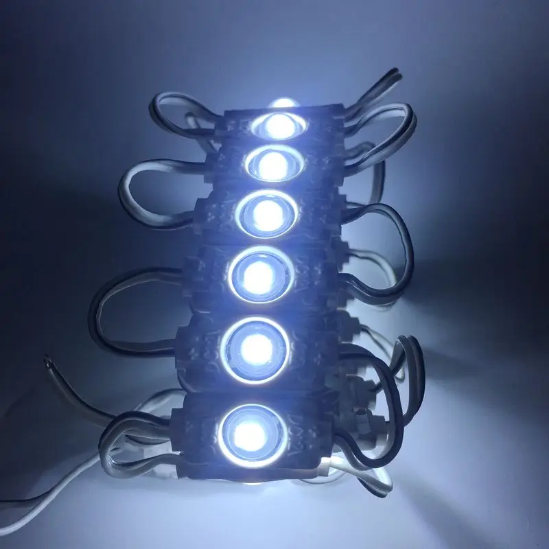 1000 шт./лот светодиодный модуль с линзами 2835 Светодиодные модули для рекламы знак