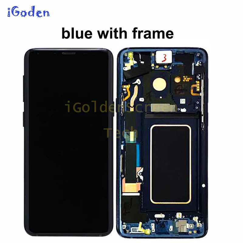 Super AMOLED LCD 5 8 &quotдля Samsung S9 ЖК-дисплей кодирующий преобразователь сенсорного экрана