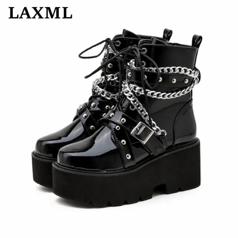 

New Women Shoes Thick-Soled Slope-Heel Breathable Non-Slip Warm Short Boots Wear-Resistant Sweat-Absorbent Ladies Fashion Boots