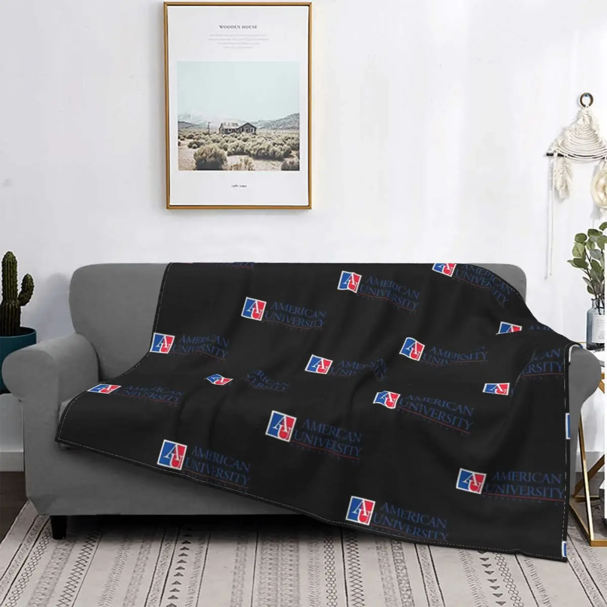 

Manta de la Universidad American, colcha de cama a cuadros, manta de playa, manta de пикник, funda для детей