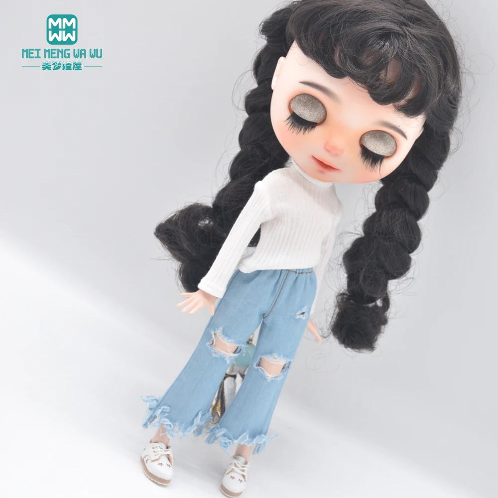 Одежда для куклы подходит Blyth Azone OB22 OB24 модный свитер с высоким воротником