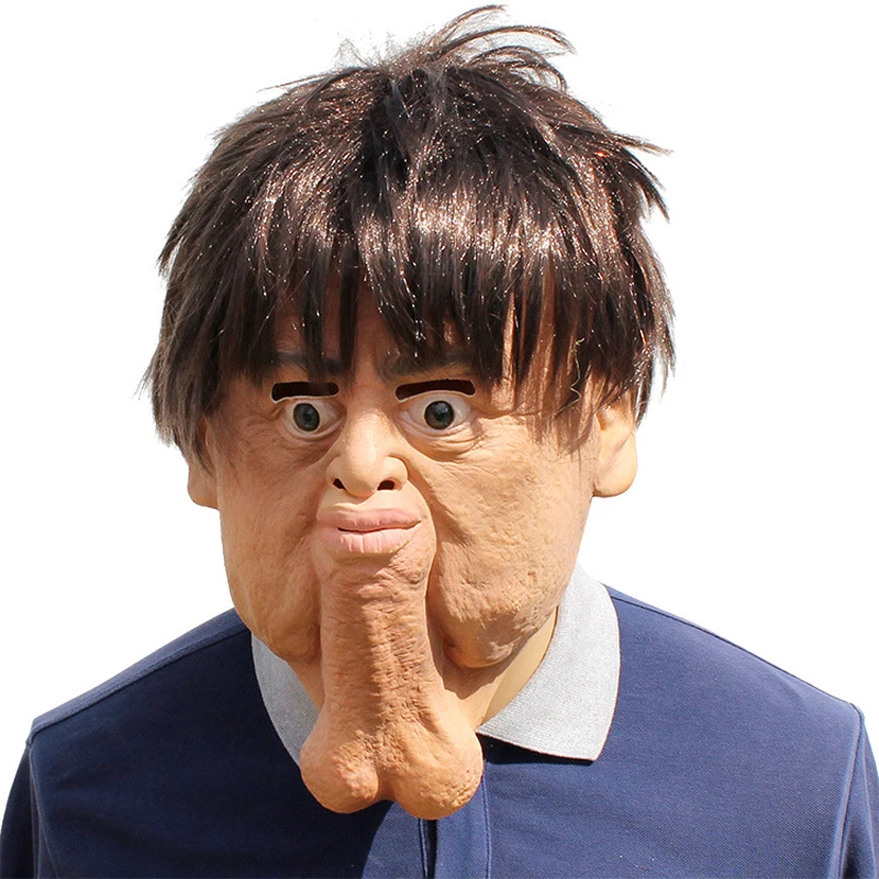 

HaleyChan Halloween Masks Novelty Funny Latex Mask Party Decorations Cosplay Costume Halloween Carnival Party Costume Cosplay