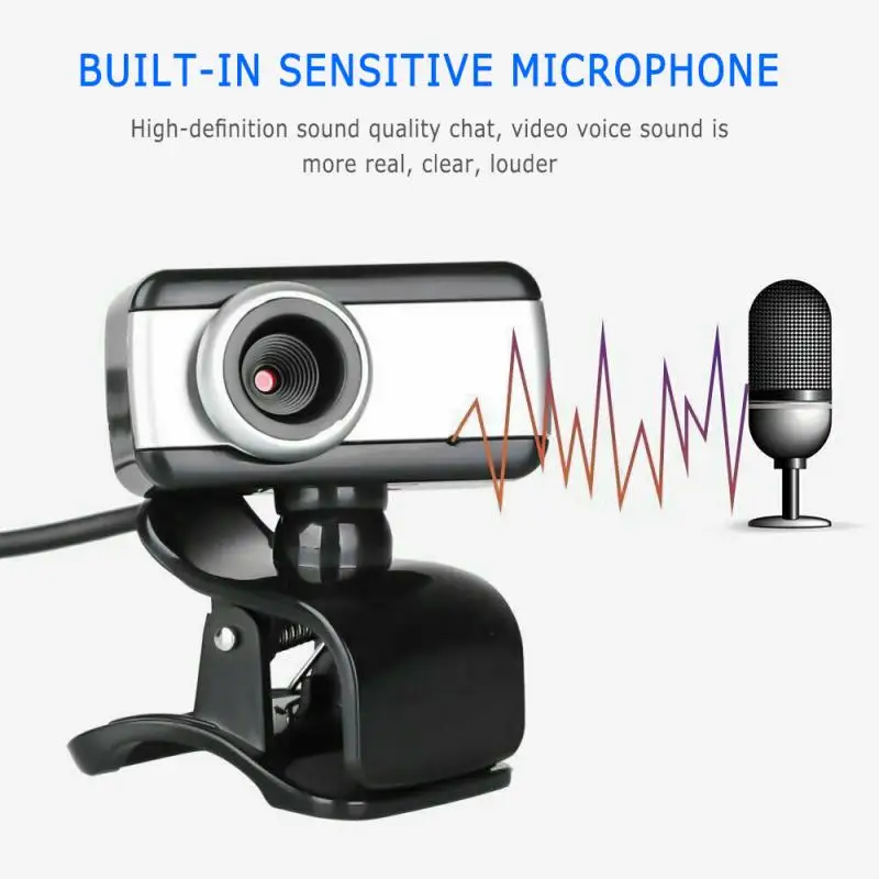 Новая веб камера 480p Автофокус Full Hd Usb Веб вращающаяся s для ноутбука ПК настольный