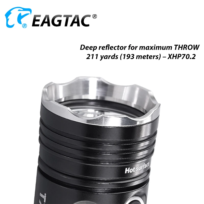 Светодиодный фонарик EAGTAC TX3L PRO мощный супер-яркий 3000 люмен USB Перезаряжаемый