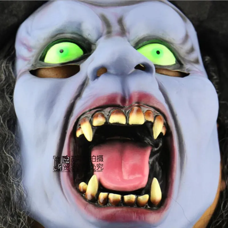 Ведьма набор маска со шляпой парик ведьма страшные маски на Хеллоуин старые