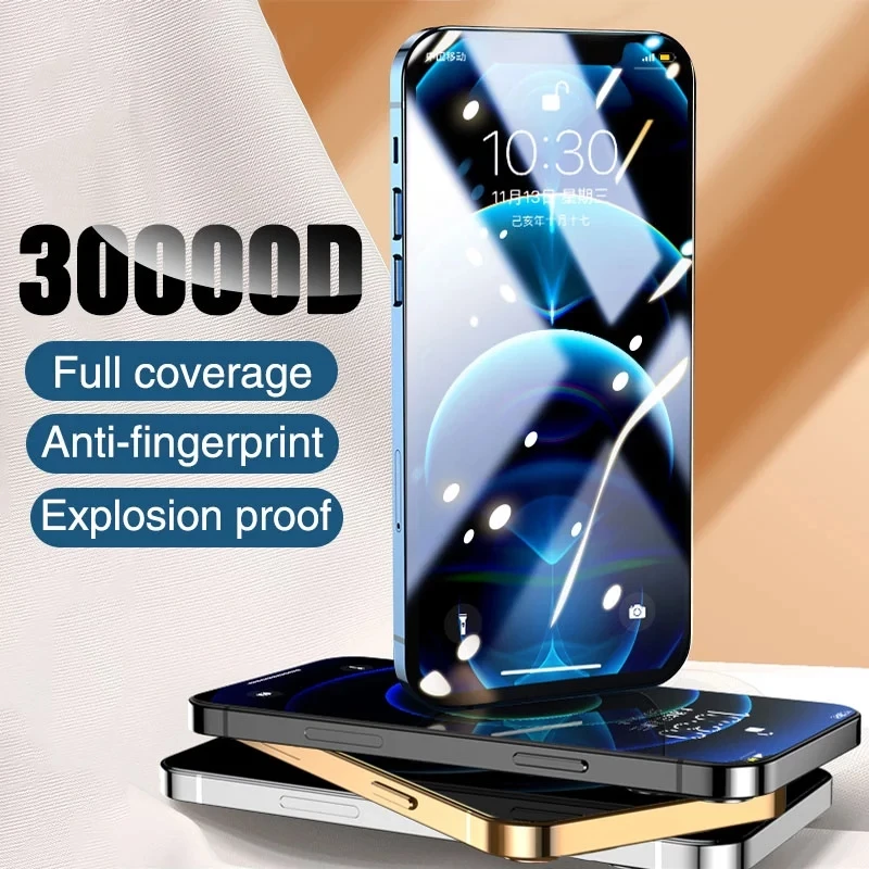 

New Full Cover Tempered Glass for IPhone 12 Pro Max 12Mini Screen Protector on IPhone 11 Pro XS Max X XR SE 20 6 S 7 8 Plus Film