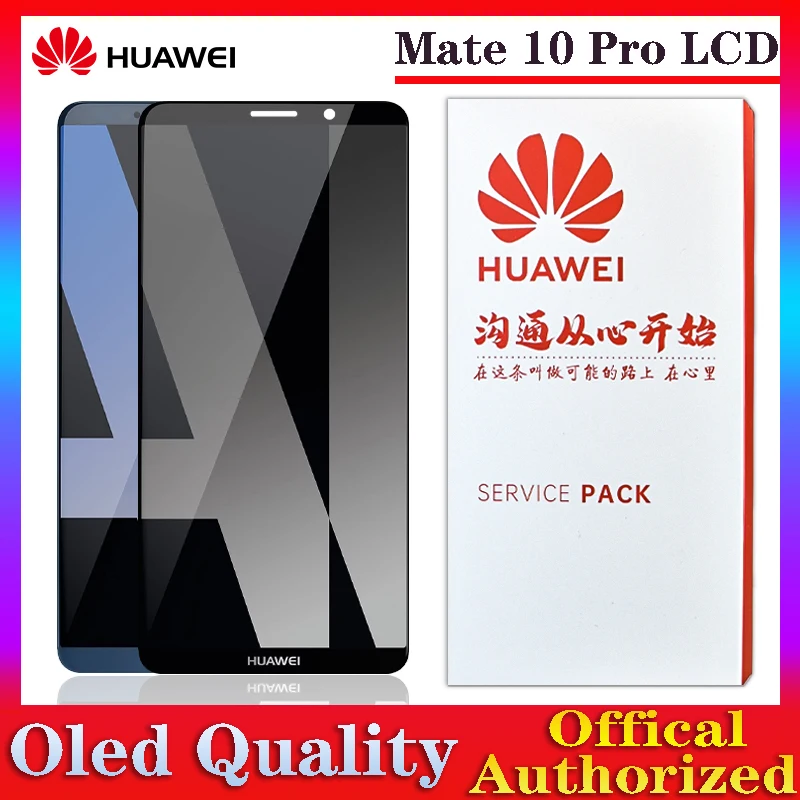 Оригинальный 6 0 ''ЖК дисплей для Huawei мат 10 Pro ЖК BLA-L09 BLA-L29 сенсорный экран