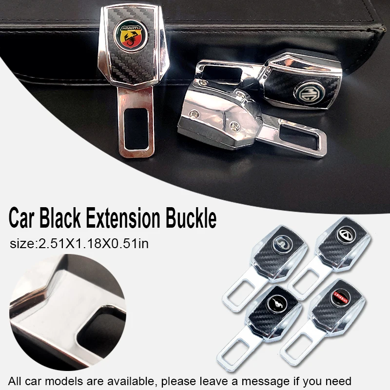 

1PCS Car Safety Extension Buckle Silencer Extender Clasp Insert Plug Clip For Jaguar F-Type F-Pace XF XJ XE XK XKR XFL XJS E