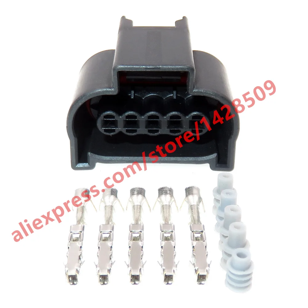 

5 комплектов, 5 контактов, серия 1,5, автомобильный водонепроницаемый разъем, жгут проводов, герметичный Электрический разъем 1897208-1