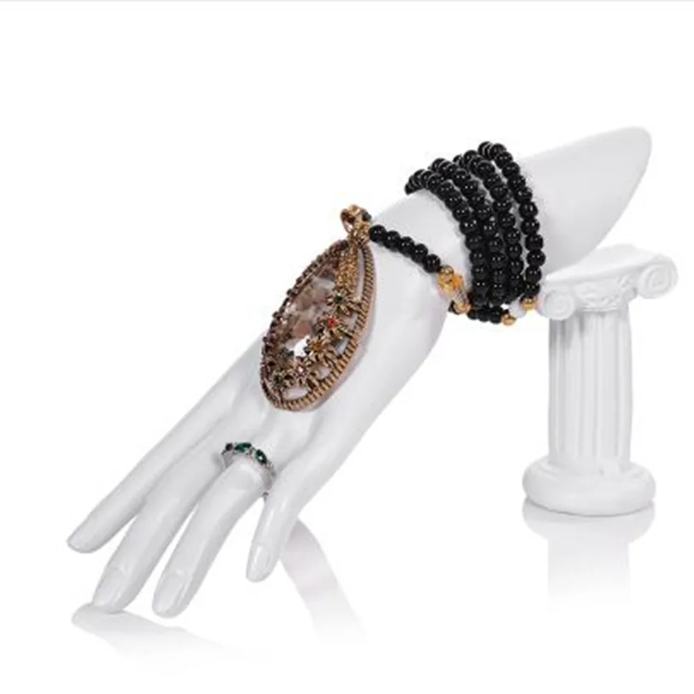 

27*30cm 3style Ring Display Hand Mannequin, Jewelry Window Collection Portrait Model Bracelet Jewelry Display Model Props B501