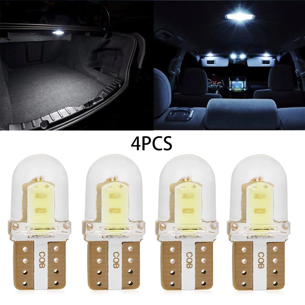 4 шт. 10 SMD W5W 194 168 светодиодный светильник Canbus без ошибок