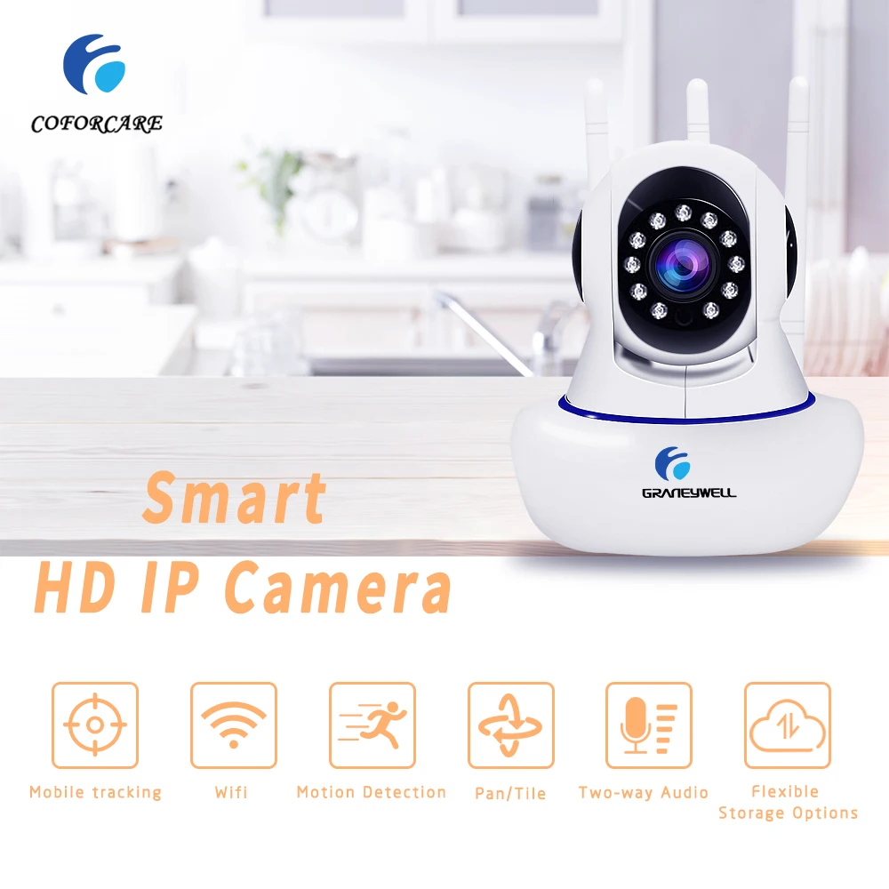 камера видеонаблюдения Беспроводная ip 2020 1080P 2.0MP Videocam Wifi домашняя безопасности TF