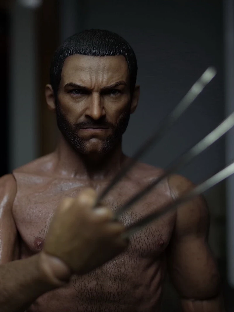 

1/6 Hugh Jackman Short Hair Head Carving Sculpt for 12'' Male Action Figure Body Model
