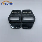 2 шт. Автомобильный Дверной замок с украшением в виде пряжки для защиты от ржавчины, булавка из нержавеющей стали с пластиковой крышка чехол для смарт 450 Fortwo 1998-2007 аксессуары